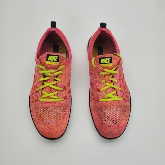 Nike Free TR Focus FK OC Womens 10 Running Shoes 843987 999 Pink-Multi Color - Picture 5 of 15